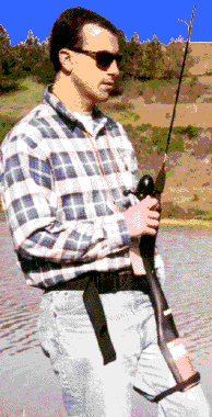 Picture of strikefighter with a trout rod.